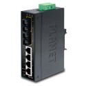 PLANET ISW-621S15 4-Port 10/100Base-TX + 2-Port 100Base-FX Industrial Fast Ethernet Switch (-10~60 Degree C operate temperature)